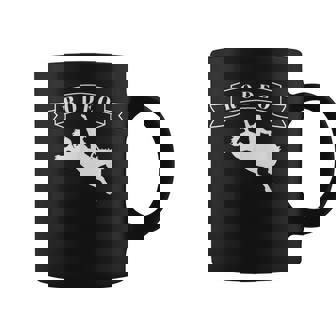 Saddle Bronc Riding Rodeo Graphic Print Coffee Mug - Monsterry