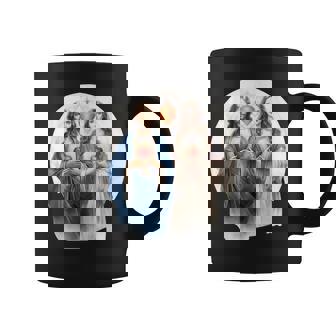 Sagrado Corazón De Jesús E Inmaculado Corazón De María Católica Taza de café - Regaloses