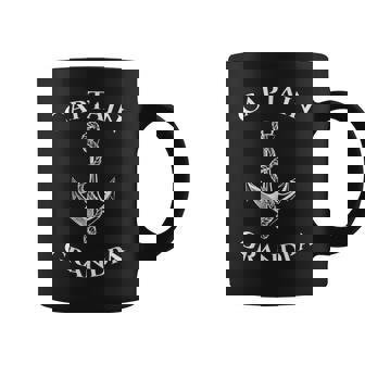 Sailing Captain Grandpa Sailor Boat Boat Anchor Sea Taza de café - Regaloses