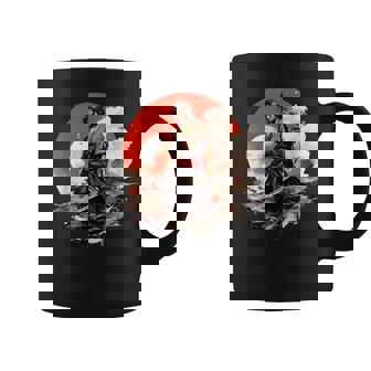 Samurai Hombres Guerrero Japonés Ninja Hombres Kawaii Taza de café - Regaloses