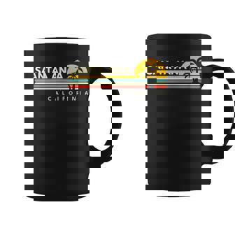Santa Ana California Retro CA Graphic Print Coffee Mug - Monsterry