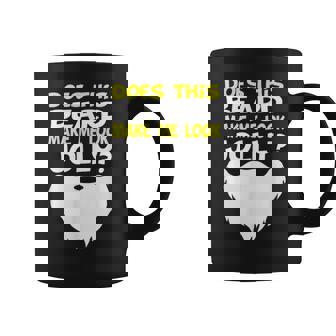 Santa Claus Beard Elf Reindeer Joke Guy Graphic Print Coffee Mug - Monsterry