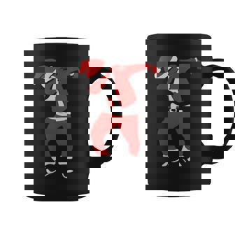 Santa Claus Dancing Dab Move Graphic Print Coffee Mug - Monsterry