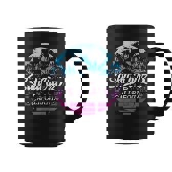 Santa Cruz Ciudad California Surf Eleranointage Retro Sin Mangas Taza de café - Regaloses