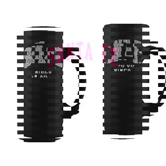 Santa Fe New Mexico Vintage Atheltic College Style Graphic Print Coffee Mug - Monsterry