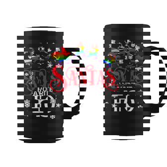 Santas Favorite Ho Gay Christmas Rainbow Lesbian Queer Graphic Print Coffee Mug - Monsterry