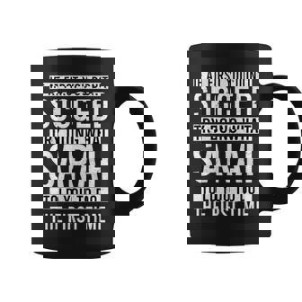 Sarah Name Personalized Birthday Presents Sarah Coffee Mug - Monsterry
