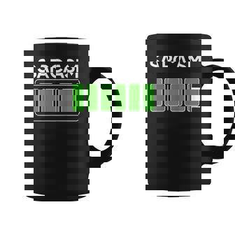 Sarcasm Sarcastic Batterie Complète Tasse - Cadeauxyz