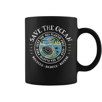 Save The Ocean Keep Sea Plastic Free Turtle Tassen - Geschenkecke