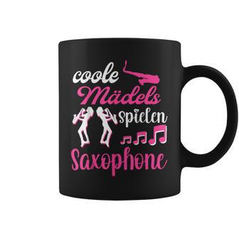 Saxophone Women's Cool Girls Playing Saxophone Tassen - Geschenkecke