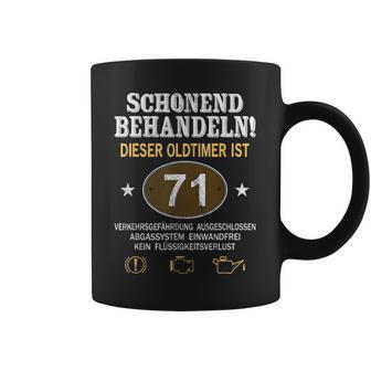 Schonend Behandeln Oldtimer Ist 71 Jahre 71St Birthday Tassen - Geschenkecke