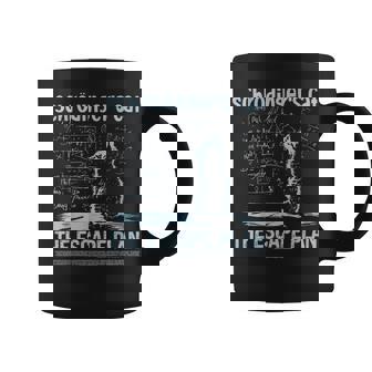 SchröDingers Cat The Escape Plan Science Teacher Graphic Print Coffee Mug - Monsterry