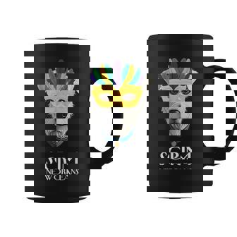 Scrim The Runaway Dog New Orleans Mardi Gras 2025 Coffee Mug - Thegiftio UK