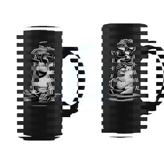 Seal With Sunglasses Sea Lion Graphic Print Coffee Mug - Monsterry