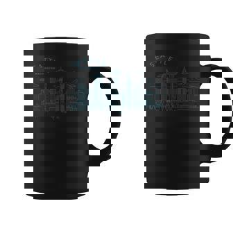 Seattle Skyline Vintage Seattle Washington Coffee Mug - Thegiftio UK