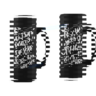 See This Is Why I Wanted To Stay Home This All This Right Graphic Print Coffee Mug - Monsterry