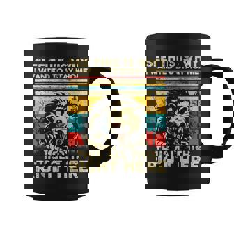 See This Is Why I Wanted To Stay Home This All This Right Graphic Print Coffee Mug - Monsterry