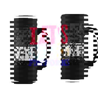 Sexy 4th Of July Shirt USA America Lets Make Fireworks Love Graphic Print Coffee Mug - Monsterry