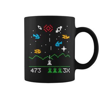 Sheldon Nerdy Vintage Astro Attack Video Gamer Geek Coffee Mug - Monsterry