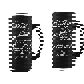 Shut Up And Pass The Damn Pie Christmas Dinner Graphic Print Coffee Mug - Monsterry