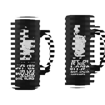 Silkie Chicken Lady Just a Girl Who Loves Silkie Chickens Graphic Print Coffee Mug - Monsterry