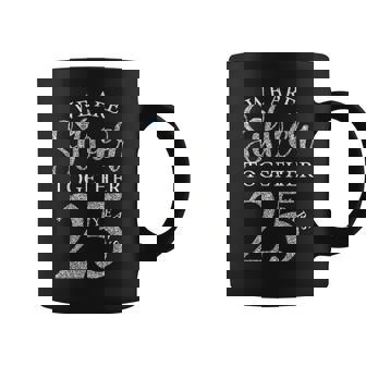 We Are Silver Together 25 Años Silver Wedding Anniversary Taza de café - Regaloses