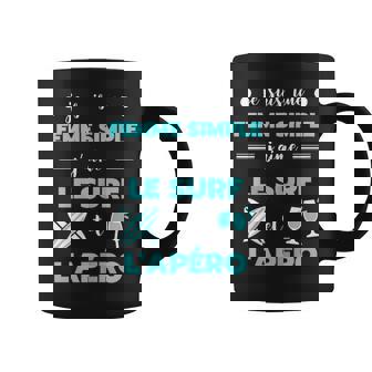 Simple Surf Apéro Humour Surfeuse Drole Tasse - Cadeauxyz