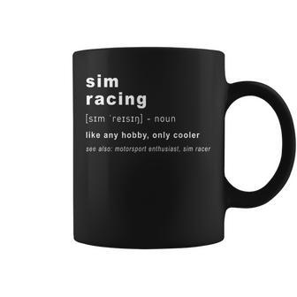 Simracing Definition Simracing Gaming And Racing Tassen - Geschenkecke