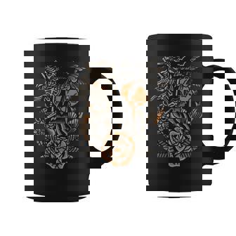 Sirène Squelette Traditionnel Tatouage Old School Tattoo Flash Tasse - Cadeauxyz