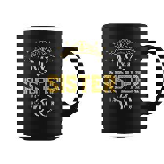 My Sister Is 60 Years Old 1962 60th Sister Birthday Graphic Print Coffee Mug - Monsterry