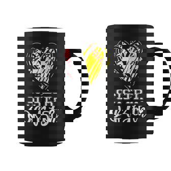 Sister Of Both Baseball Softball Sister Coffee Mug - Seseable