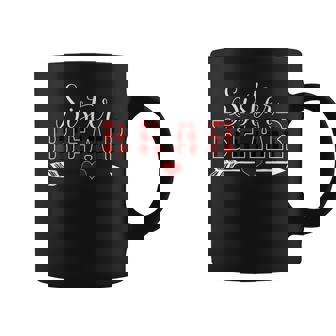 Sister Bear Buffalo Plaid Arrow Daughter Christmas Pajama Graphic Print Coffee Mug - Monsterry