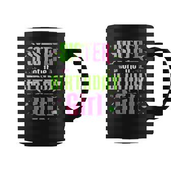 Sister Of The Birthday Girl Matching Witch Family Bday Party Coffee Mug - Monsterry