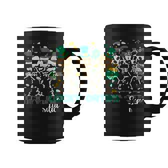 Skeleton Dancing Ortho Squad Orthopedic St Patrick's Day Coffee Mug - Monsterry