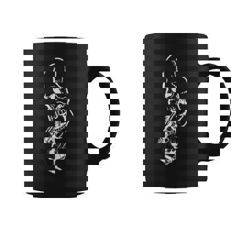 Skeleton Gun Emotional And Sensitive Person Graphic Print Coffee Mug - Monsterry