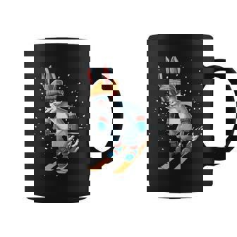 Ski Rabbit Ski And Snowboard Bunny Graphic Print Coffee Mug - Monsterry