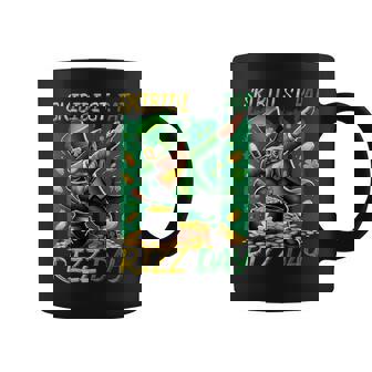 Skibidi St Pat Rizz Day Irish Dabbing Brushstroke Coffee Mug - Thegiftio UK