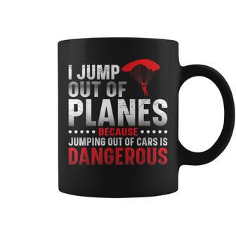Skydiving Parachute Paraglide Graphic Print Coffee Mug - Monsterry