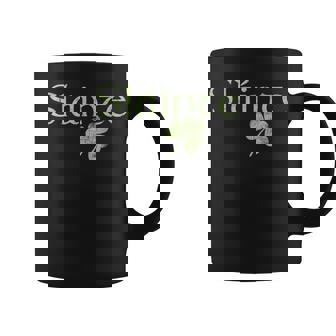 Slainte Shamrock Irish Lucky Green Ireland St Patricks Day Graphic Print Coffee Mug - Monsterry