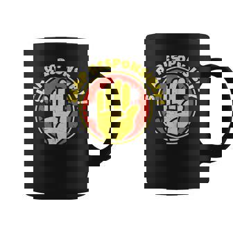 Slap Responsablemente Para El Campeón De Slapboxing Atleta De Boxeo Slap Taza de café - Regaloses