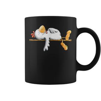 Sleeping Chicken I Hen Bird Fun I Chicken Dream Tassen - Geschenkecke