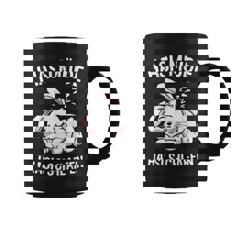 Sleeping Rabbit Hasi Tired Hasi Sleeping S Tassen - Geschenkecke