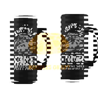 Snake Enthusiast Danger Noodle Reptile Keeper Burmese Python Graphic Print Coffee Mug - Monsterry