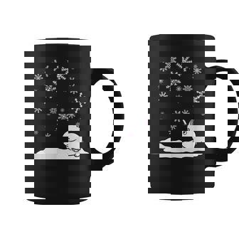 Snow Bunny Snow Graphic Print Coffee Mug - Monsterry
