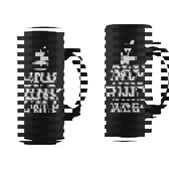 Snow Bunny Handler Skiing Ski Vacation Skier Graphic Print Coffee Mug - Monsterry