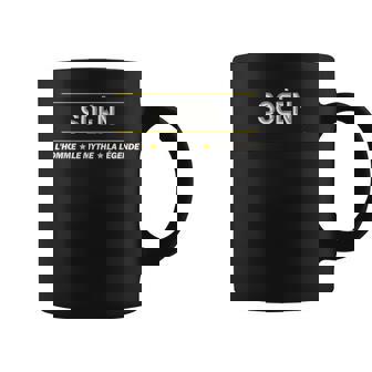 Soën El Hombre El Mito La Leyenda Nombre Humor Divertido Taza de café - Regaloses