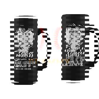 Softball Baseball Grammy Heart Leopard Print Mother's Day Coffee Mug - Thegiftio UK