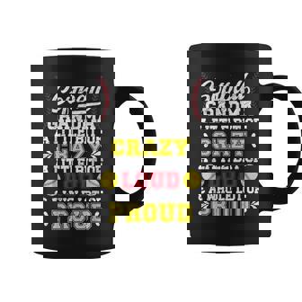 Softball Grandma Crazy Loud Grandma Of A Softball Player Coffee Mug | Seseable UK