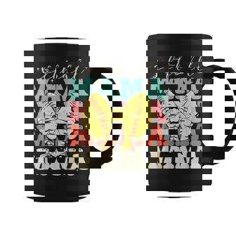 Softball Mama Mvv Mother's Day Softball Mama Retro Groovy Softball Softball Mom Coffee Mug | Mazezy