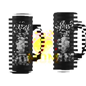 Softball Mom Headband Leopard Softball Ball Mama Coffee Mug | Mazezy